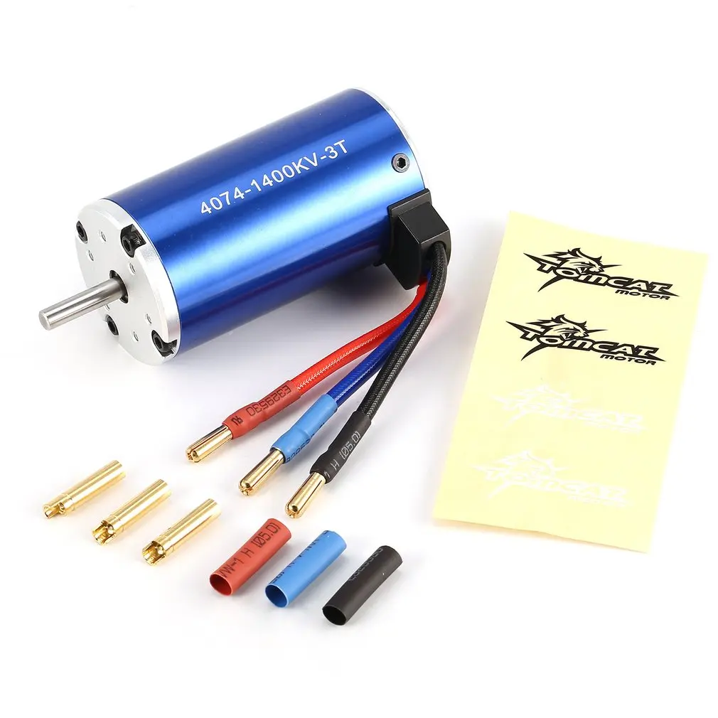 

TC-CY 4074 3T KV1400 5mm Sensorless Brushless Motor for RC Remote Control Car Model 1/5 1/8 Scale On-Road Buggy Bigfoot