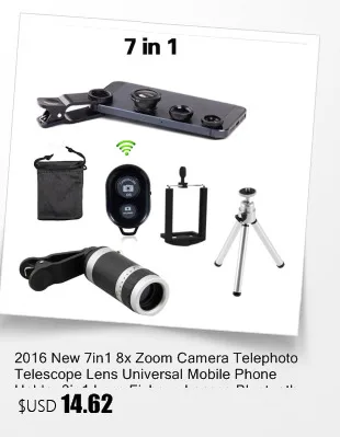 Лидер продаж года распродажа 6in1 Универсальный держатель мобильного телефона 12X зумом Камера телефото объектива телескопа 3in1 рыбий глаз Оптические стёкла для Huawei