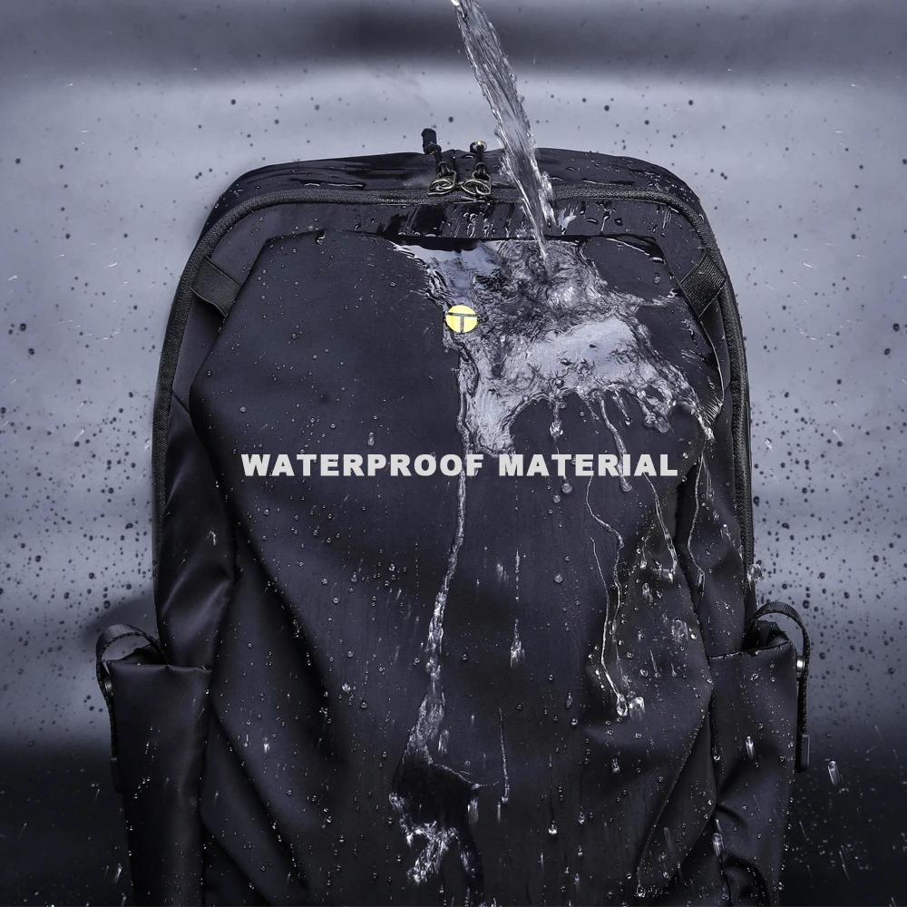 Tangcool de los hombres de moda Mochila portátil de 15 pulgadas Mochila hombres de viaje impermeable Mochila al aire libre de la escuela adolescente Mochila