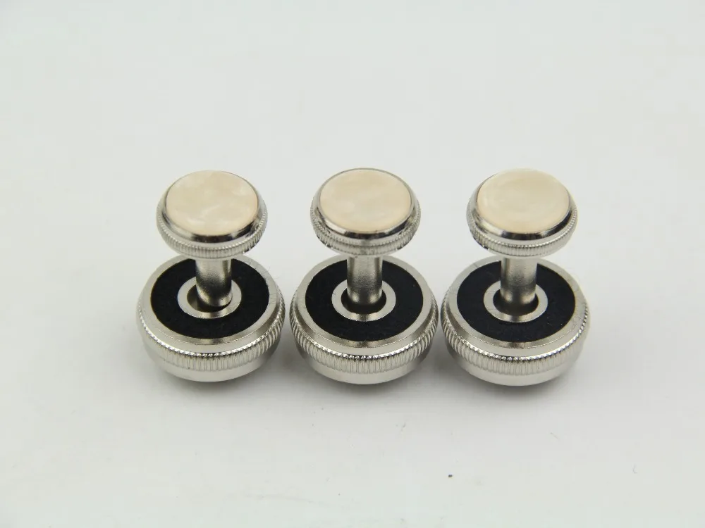 Trumpet Valve Finger Buttons Repair Parts Set of 3PCSin Brass Parts