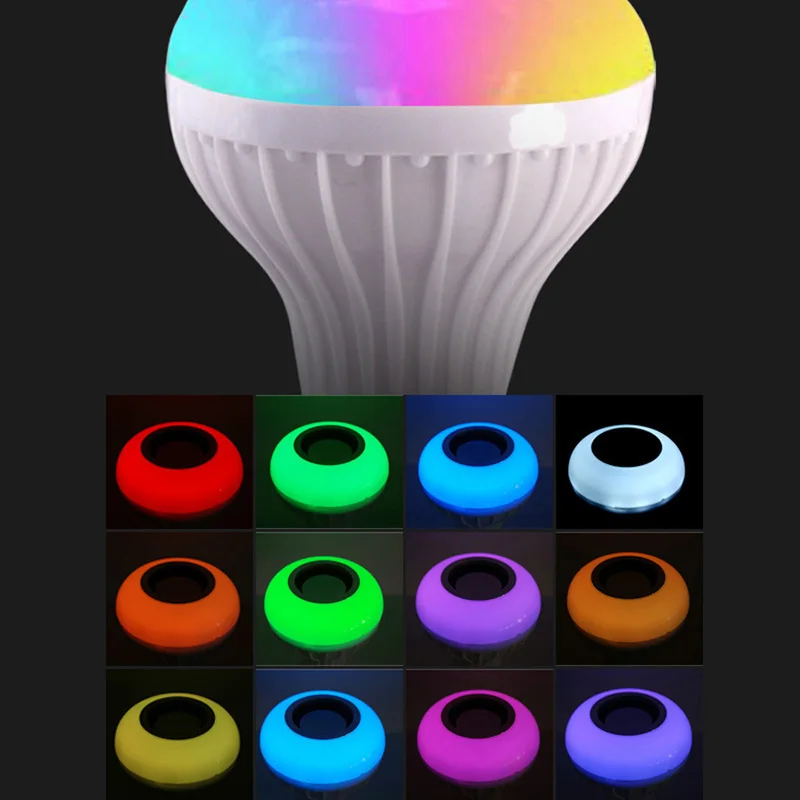 E27 3 Вт AC90 260V цветная Авто вращающаяся RGB Светодиодная лампа сценический свет