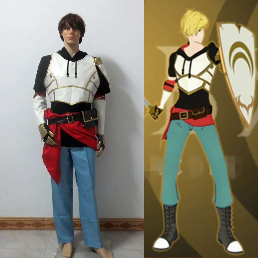Custom Made Rwby Jaune Arc Cosplay Costume Halloween Uniform Outfit Full Set Cosplay Costume Costume Halloweenhalloween Set Aliexpress