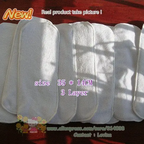 

3Layer free shiping Baby diapers big size 10pics best quality for baby used