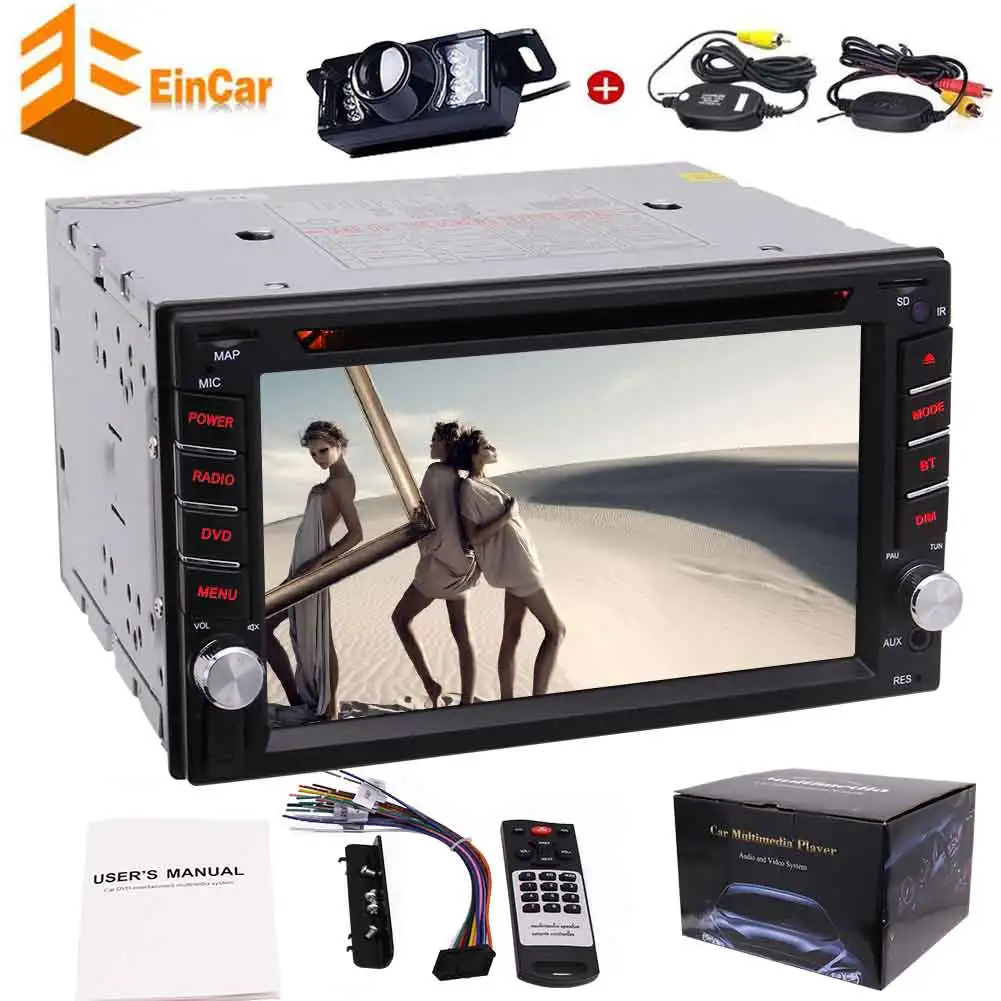 Excellent Double 2 Din HD Video FM AM Car Radio 6.2" Touchscreen Head Unit Bluetooth MP5 Stereo DVD Player Subwofer SWC Wireless Camera SD 3 Excellent Double 2 Din HD Video FM AM Car Radio 6.2" Touchscreen Head Unit Bluetooth MP5 Stereo DVD Player Subwofer SWC Wireless Camera SD 3