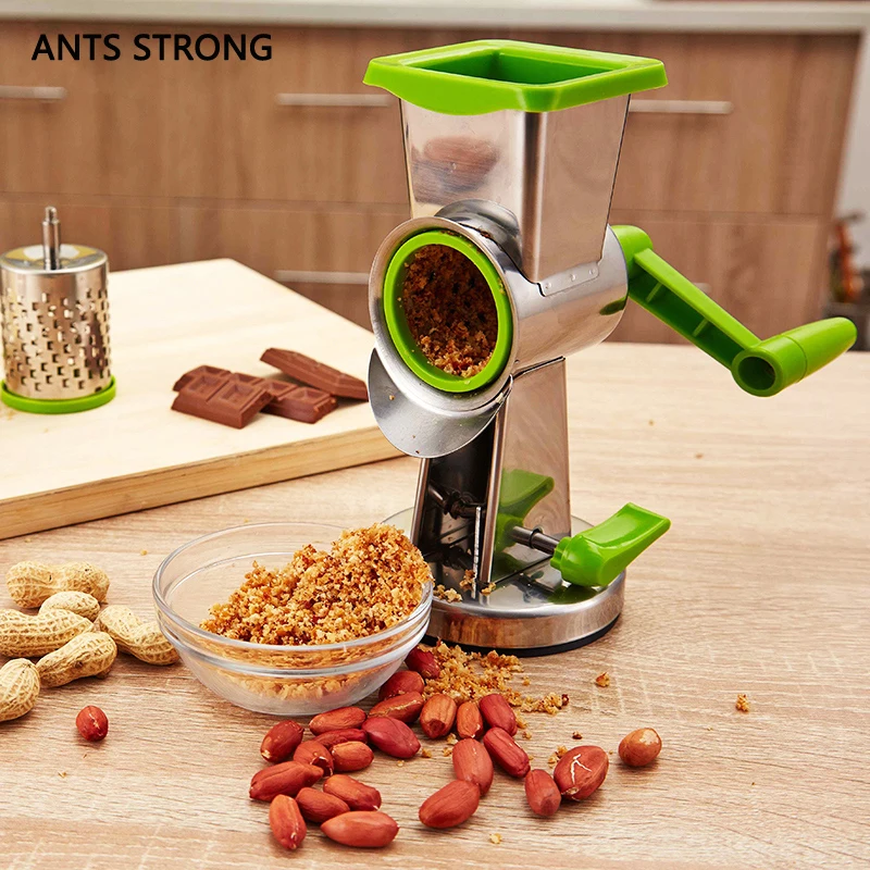 ANTS STRONG stainless steel manually vegetable cutter/Roll drum nuts