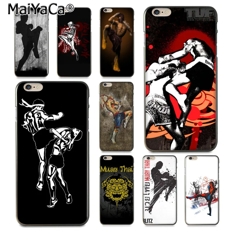 

MaiYaCa Muay Thai Fight Boxing style Hot selling design Soft Case for iPhone 8 7 6 6S Plus X 10 5 5S SE 5C Coque Shell