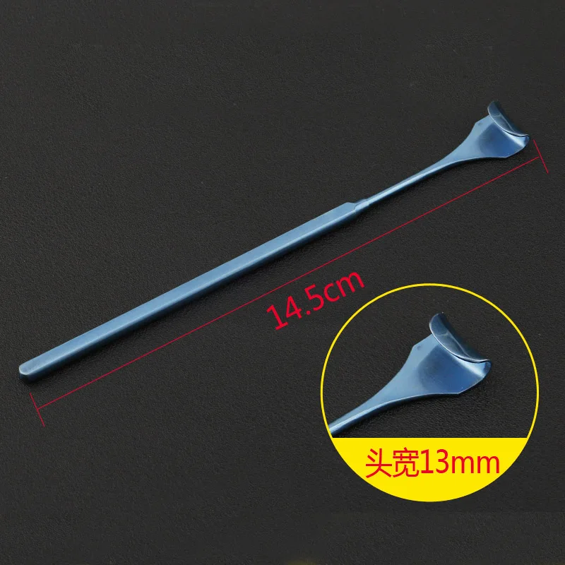 Stainless steel beauty plastic equipment fine eye bag hook eyelid pull hook type double claw double eyelid surgery tool - Цвет: D