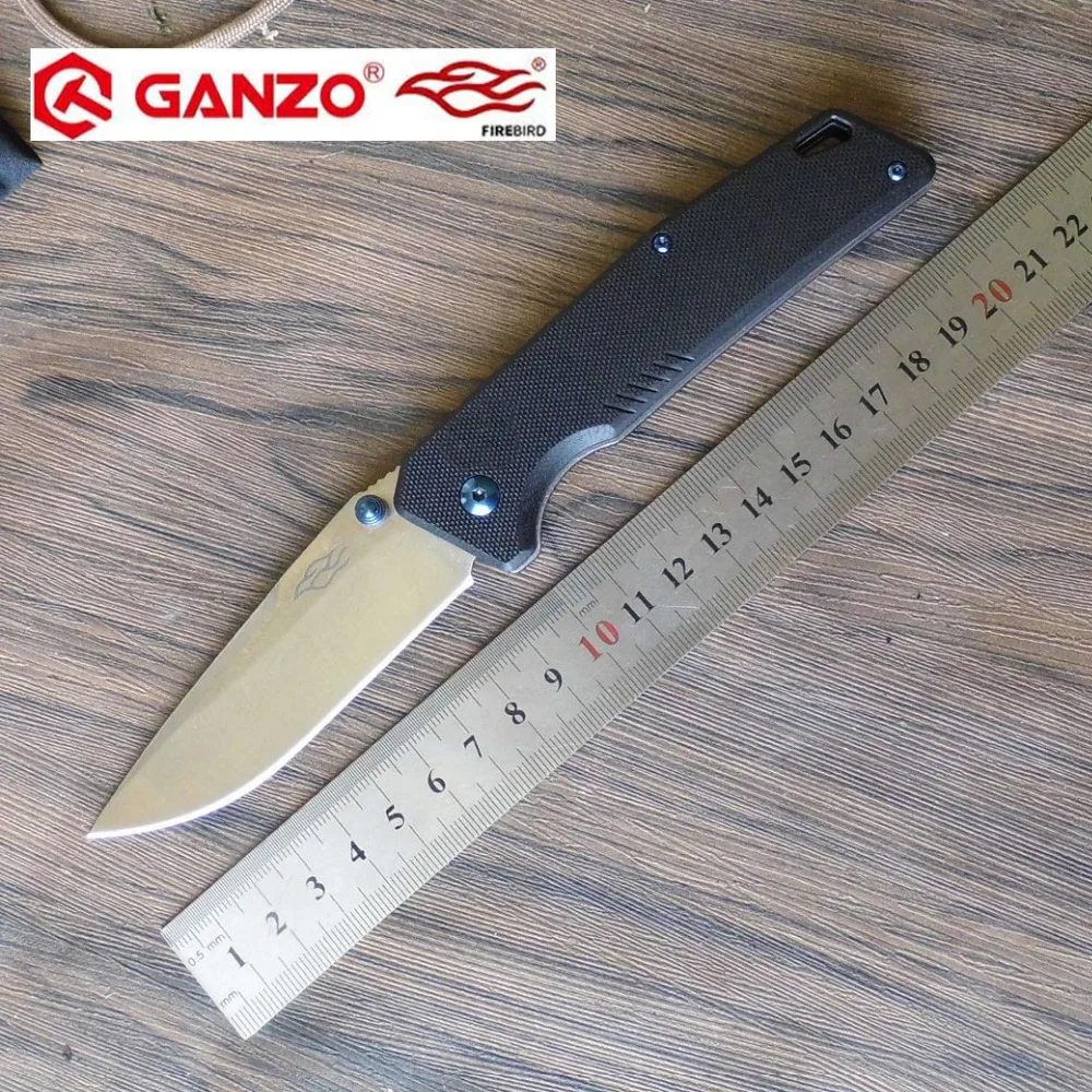 Продажа 58 60HRC Ganzo FB7601 440C G10 или углеродного волокна ручки складной Ножи Выживание Отдых на природе инструмент карманный Ножи тактический edc Открытый ...