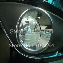 Высокое качество ABS хром 2 шт передняя противотуманная фара крышка, противотуманная фара крышка для hyundai Santafe 2010-2012