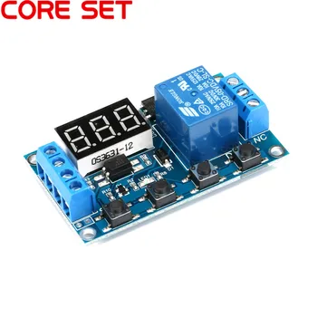 

DC 6-30V 1 Channel 5V LED Display Automation Cycle Delay Timer Relay Control ON/Off Switch Delay Timing Cycle 999 minutes