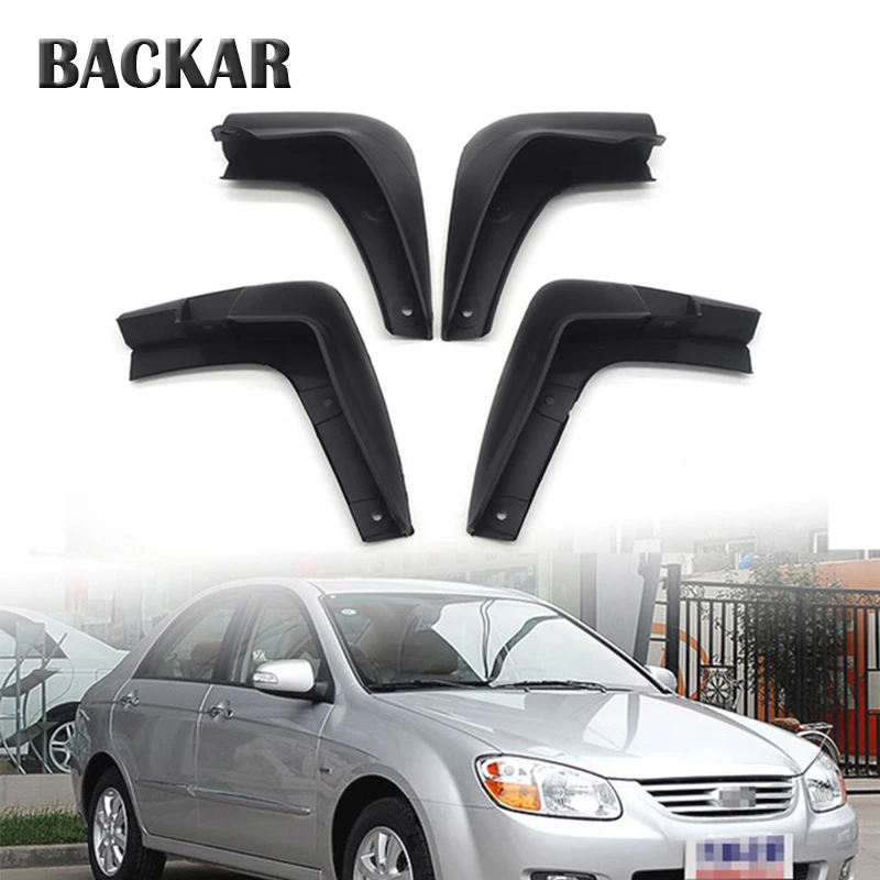 

Backar 1Set Car Front Rear Mudguards For 2007 2008 2009 KIA Cerato Spectra Sedan & Hatchback Accessories Mudflaps Fenders