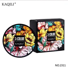 Триколор фиксированная пудра для макияжа контроль масла стойкий консилер водонепроницаемый рассыпчатая пудра тригонометрия