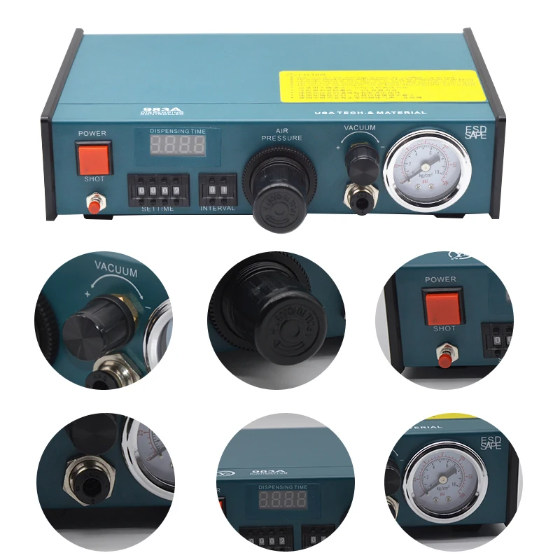 983A Профессиональный Точный Цифровой автоматический диспенсер для клея паяльная паста жидкий контроллер клей капельница жидкий диспенсер Инструменты машина