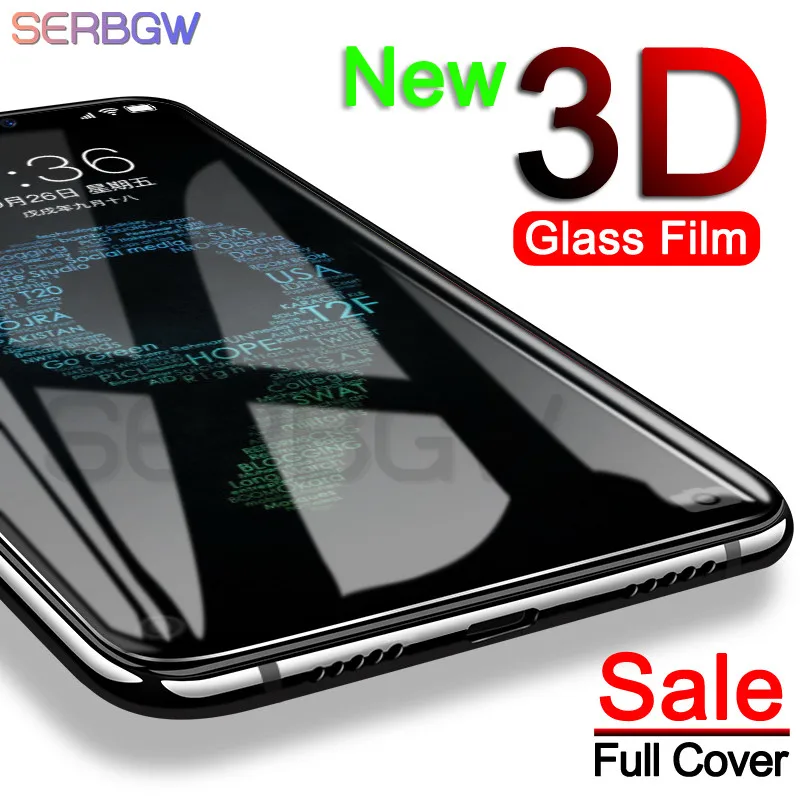 3D Tempered Glass For Xiaomi Mi 9 8 SE A1 A2 Lite Full cover Screen Protector Glass For Xiaomi PocoPhone F1 Max 3 2 Note 3 Film