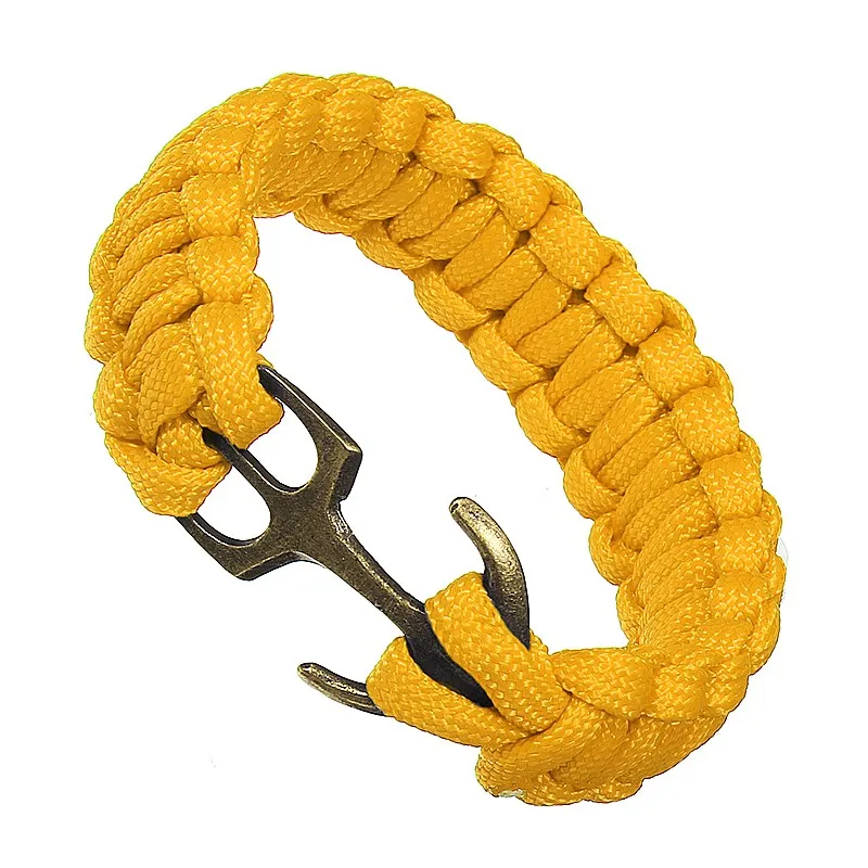 الإنقاذ أساور paracord في أساور اليد مضفر حبل حبل الطوارئ التخييم المشي مع سبيكة مرساة مشبك الإنقاذ أساور paracord في أساور اليد مضفر حبل حبل الطوارئ التخييم المشي مع سبيكة مرساة مشبك