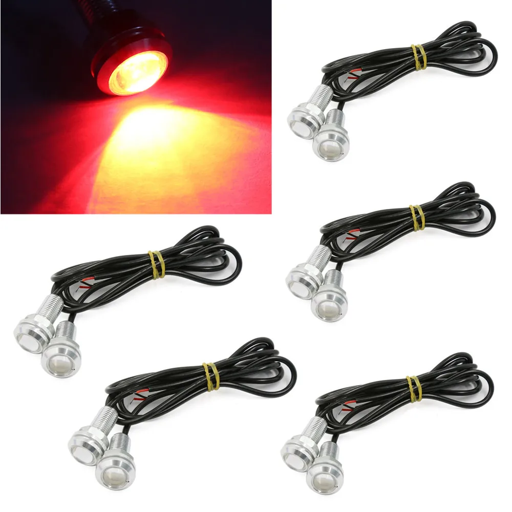 Bolt On Screw 9W LED Eagle Eye Backup Light Fog Driving Lamp Car ATV
