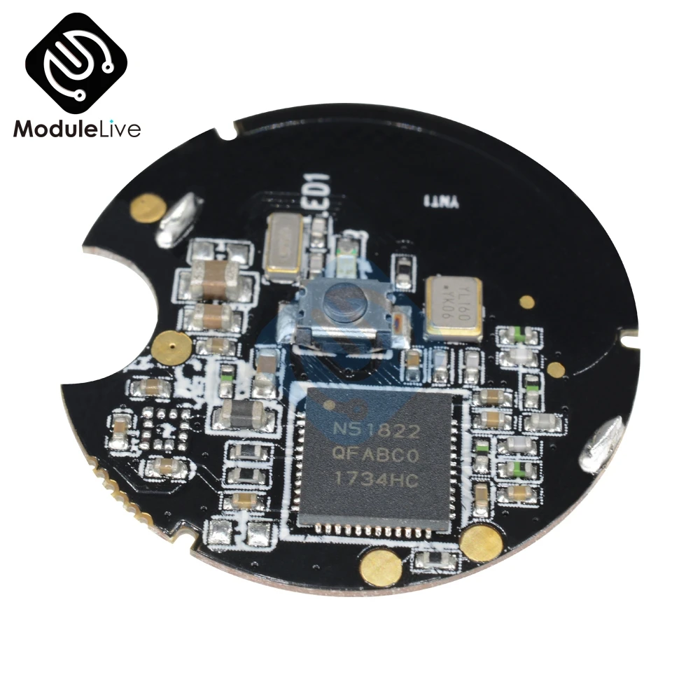 

NRF51822 BLE 4.0 Bluetooth 4.0 Wireless Module For iBeacon Base Station Intelligent Control System Beacon BLE Module 4MA Board