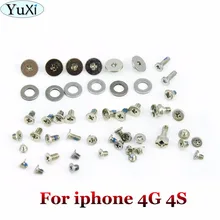Юйси для iPhone 4 4G дно Полные Винты Полный комплект Сменные аксессуары