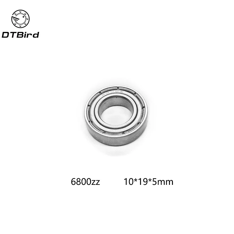 

10pcs Skate board bearing 6800ZZ 61800-2Z 6800 Z 10x19x5 mm bearing ABEC3