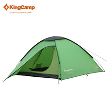 KingCamp 3-х человек 3 сезон Открытый портативный легкий мгновенный купола, хлопает вверх шатер с Сумка для кемпинга Туризм
