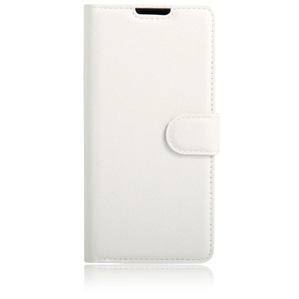 Для LG Stylus 2 Бумажник чехол LS775 K520 K520DY кожаные чехлы-раскладушки и чехлы для LG stylo 2 чехол для телефона из материала TPU чехол с держателем для карт - Цвет: Белый