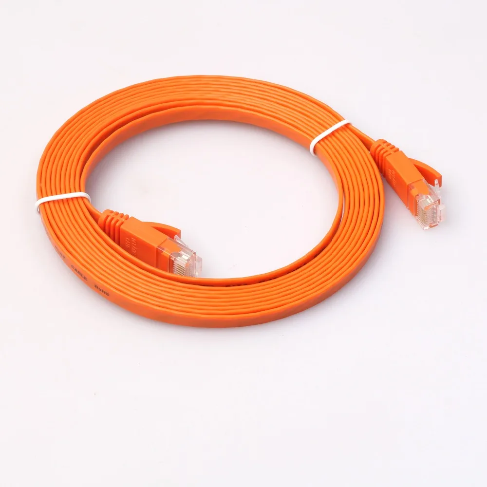 

six types of flat network cable metal head noodle network jumper finished network cable 7500