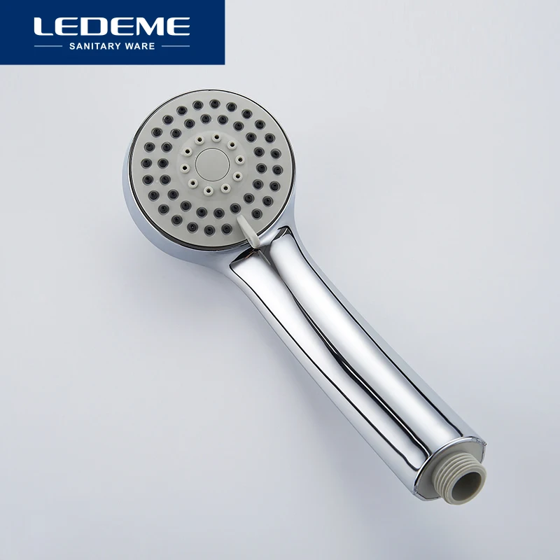 Online LEDEME Badewanne Wasserhahn 1 set Bad Verchromt Runde Dusche Kopf Armaturen Oberfläche Badewanne Armaturen Outlet Rohr Bad L3140