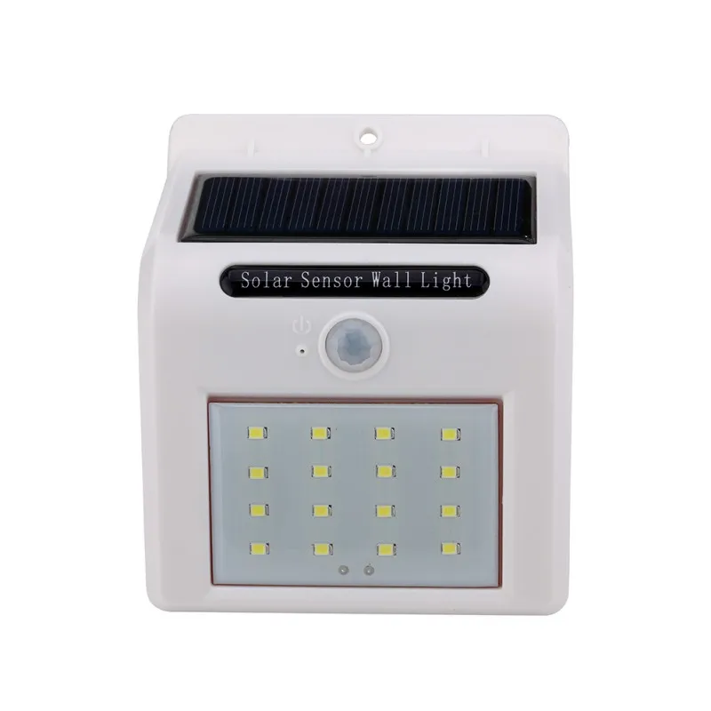 

8/16 LED Solar Lights Outdoor Solar Powered Motion Sensor Security Wall Light Summer Outdoor Lighting High Quality