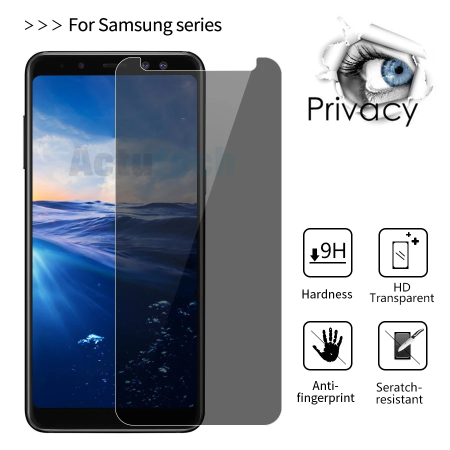 Закаленное стекло 9H для защиты экрана Samsung Galaxy J6 On6 J8 On8 J3 J5 J7 2017 защитная