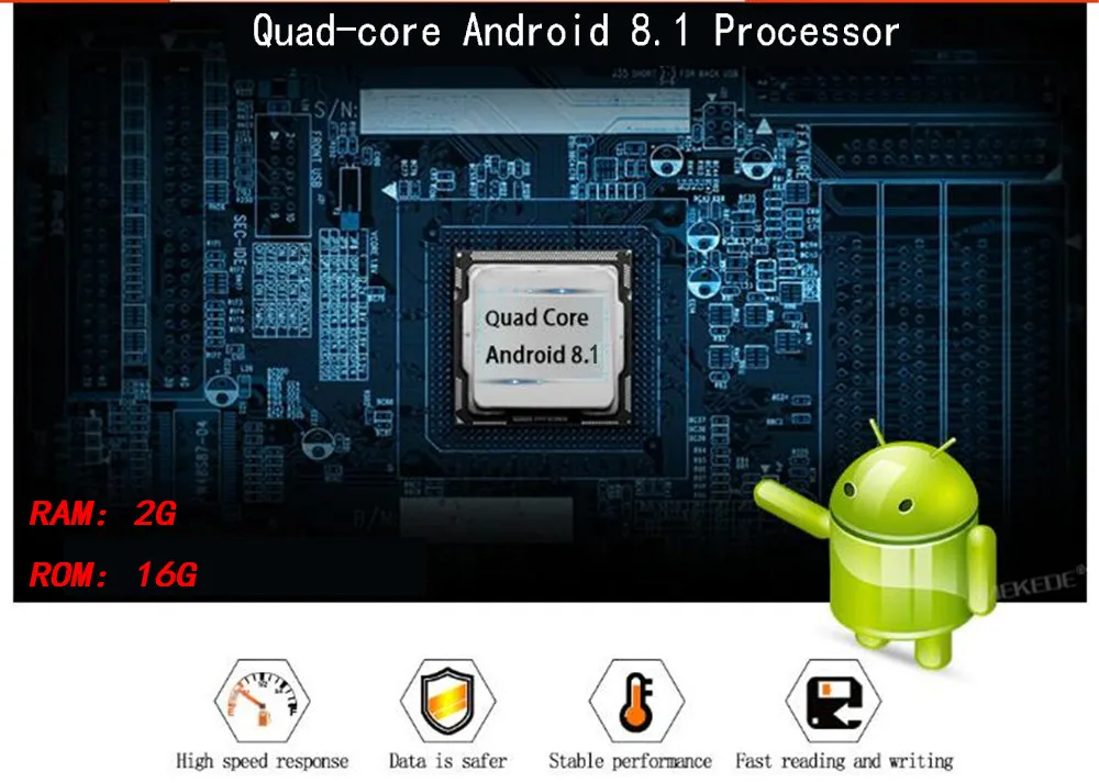 Clearance Android 9.1 Quad Core 2G+16G Car DVD Player GPS for VW Volkswagen SKODA GOLF POLO PASSAT JETTA TIGUAN Car Multimedia Player 1