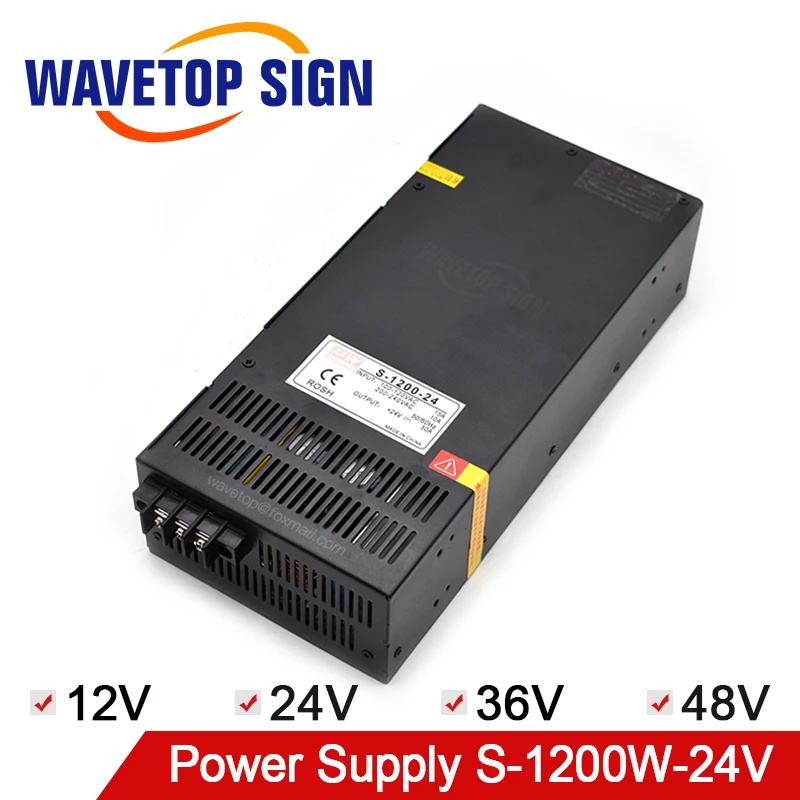 MeanWell Hign Power Switching Supply 1200W Output 12V100A 24V50A 36V33A 48V25A Voltage Adjustable | Обустройство дома
