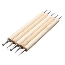 DIY ceramiczny wosk rylec w kształcie kuli gliniana rzeźba rękodzieło ceramika Sculpte Model wzór odlewnictwo Emboss szlam dot foremka