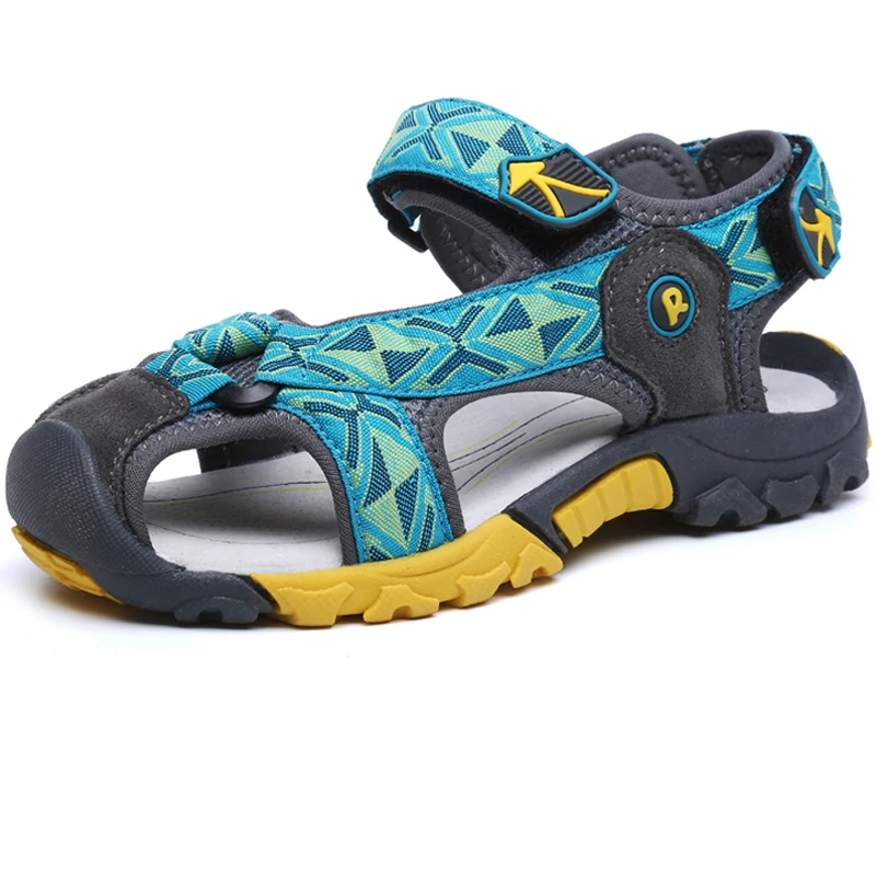 Anti-collision Toe Cap Non-slip Soft Summer Children Sandals Shoes Boys Water Shoes Rubber Outdoor Child Beach Shoes Boy Sandal