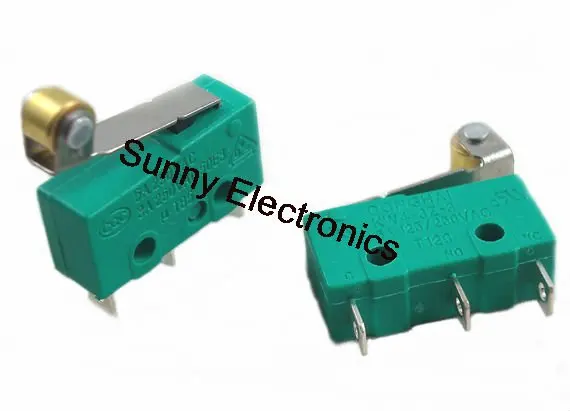 100 шт. Микровыключатель KW4 концевой выключатель 3pin n/o n/c микро-переключатель
