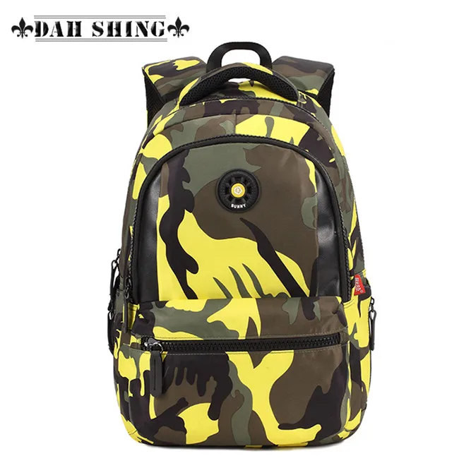 Водонепроницаемый нейлон дети мальчик школы рюкзак камуфляж школьная сумка 1-3-6 детей путешествия рюкзак на молнии - Цвет: Size L