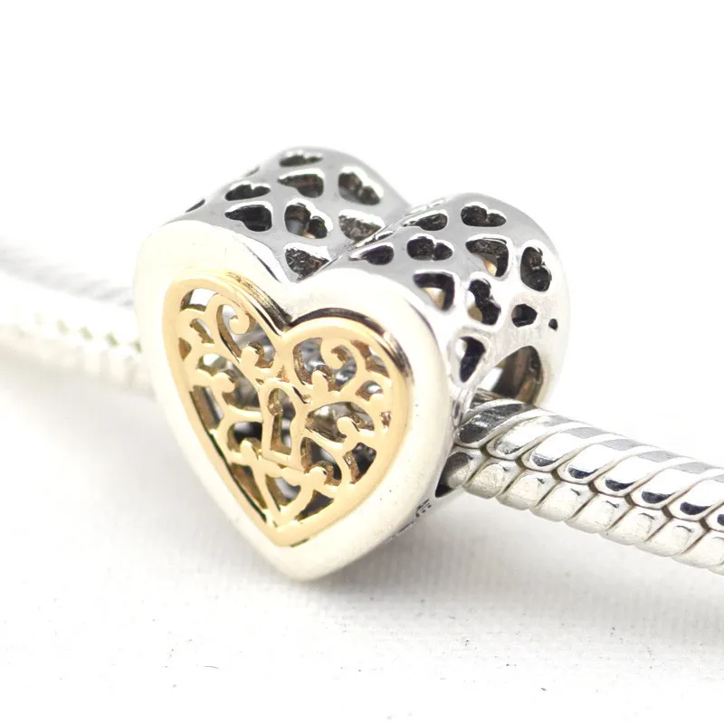 pandora silver and gold charms pandora silver and gold charms
