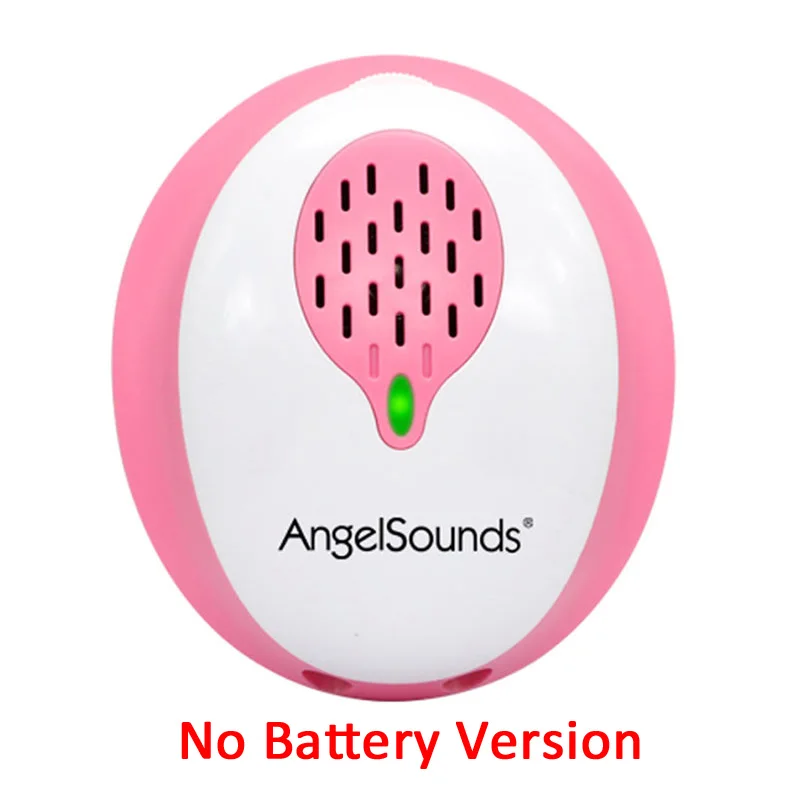 No battery Фетальный допплер Angelsounds детектор сердцебиения Карманный миниатюрная портативная сверхзвуковая монитор сердечного ритма для беременных 3,0 МГц CE FDA - Цвет: No battery