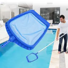 Квадратный синий плавательный бассейн мелкая вода спасательная сеть с длиной 46-105 см термоусадочная Алюминиевая штанга бассейн чистящие инструменты