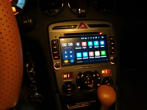2din четырехъядерный Android8.1 автомобильный проигрыватель с радио и gps для peugeot 408 308 wifi 4G LTE Bluetooth DVD gps 2G ram поддержка OBD2 DVR dab +