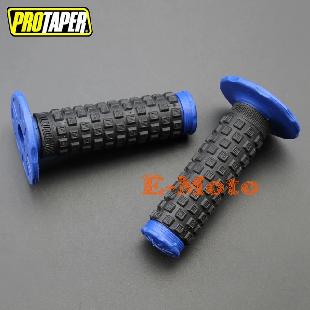 BLue GRAY Pro Taper Grips Dirt Bike Gel Handle Bar Motorcycle 7/8