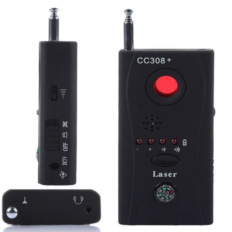 

Wireless Camera GSM Device Audio Bug Finder GPS Signal Lens RF Tracking Detector CC308+ SD998