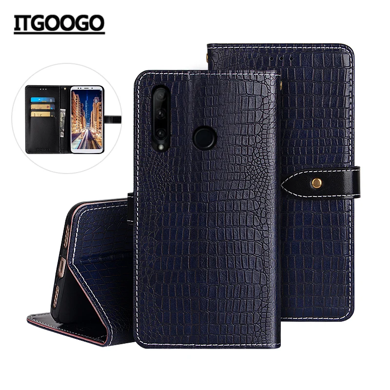 

Honor 10i Case Cover Luxury Leather Flip Case For Huawei Honor 10i HRY-LX1T Protective Phone Case Back Cover