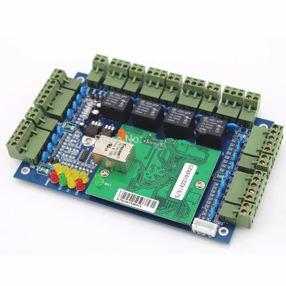 Four door access control panel