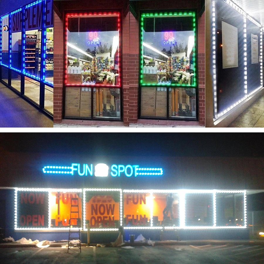 LED Module SMD 5050 3 LED DC12V Waterproof Advertising Sign Light Storefront Strip Lamp Modules Lights RGB Color= (18)