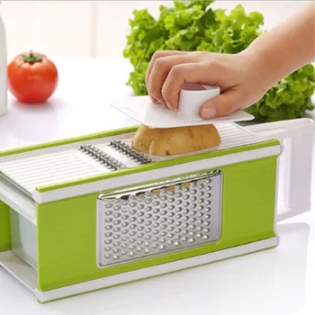 

5 in 1 Grater Vegetable Cutter Sets Stainless Steel Blades Vegetable Cutter Peeler Multi-function Slicer Grater Kitchen Tools