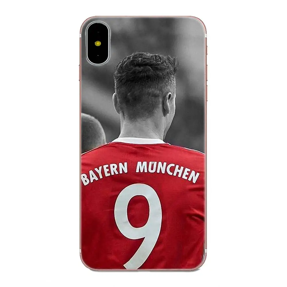 Футбольный Lewandowski Мягкий ТПУ чехол для мобильного телефона Huawei P8 P9 P10 P20 P30 Mate 7 8 9 10