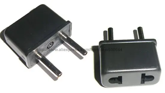 

High Quality EU Power Plug Converter Adapter US Plug Convert to EU Plug AC Adapter for Europe & 50PCS/Lot Free Shipping