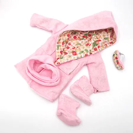 Одежда для кукол, подходит для 43 см, аксессуары для новорожденных и американская кукла, белые модные детские пижамы и халаты - Цвет: M--366