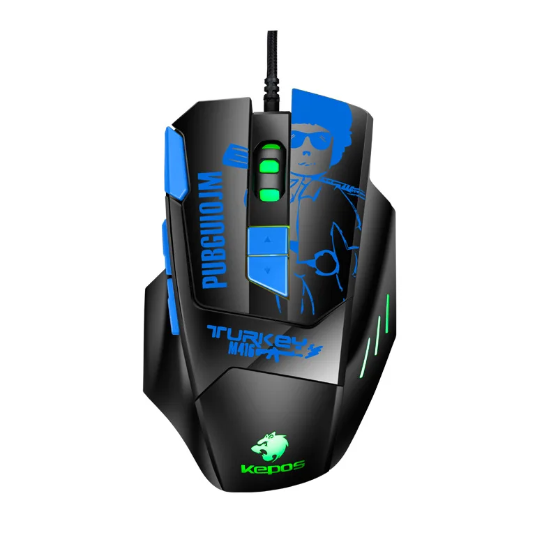 

Wired Gaming Mouse Gamer for Pubg Games 7 Button 6800 DPI LED USB Computer Mouse Gamer Mice X7 Game Mouse Silent Mause For PC