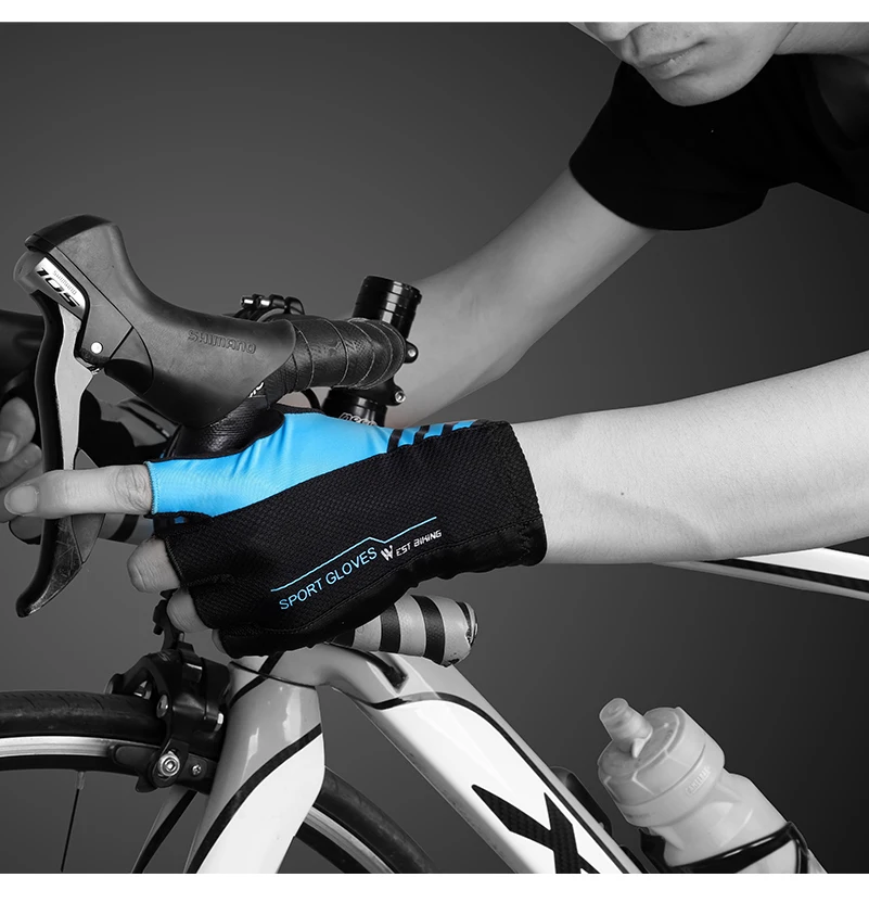 WEST BIKING, летние перчатки для велоспорта, мужские, женские, спортивные, горные, дышащие, велосипедные перчатки, Guantes Ciclismo